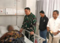 Dandim 1630/Mabar Jenguk Korban Dugaan Pemukulan Oleh Anggota TNI di RS Siloam Labuan Bajo