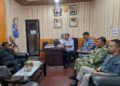 BABINSA KORAMIL 0201-05/MB DAMPINGI MUSYAWARAH TERKAIT KEBERATAN JAMAAH MASJID TAJ’UL