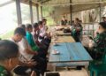 Ngopi Satgas TNI, Sinkronisasi Mitigasi Karhutla di Kayan Hilir
