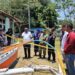 TNI AL AMANKAN PERAHU DIDUGA PELAKU PENGEBOMAN IKAN, TEMUKAN SENJATA API RAKITAN DAN 25 PAKET DIDUGA TEMBAKAU SINTETIS