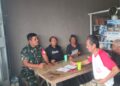 Bersama Warga di Kedai, Babinsa Salak Perkuat Komsos dan Cegah Karhutla