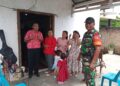 Babinsa Koramil 04/Tigalingga Ikuti Ibadah Minggu, Sekaligus Monitoring Wilayah Binaan