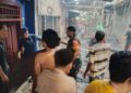BABINSA KORAMIL 0201-05/MB MONITORING KEBAKARAN TIGA UNIT RUMAH WARGA DI KELURAHAN KAMPUNG BARU