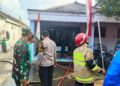 Sigap Terima Laporan, Koramil Kedungwaru Koordinasikan Penanganan Kebakaran