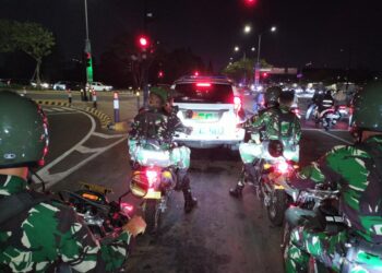 Kodim 0510/Tigaraksa Gelar Patroli Gabungan Monitoring Kawasan BSD Dalam Rangka Bangsit Kabupaten Tangerang