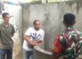 Babinsa Koramil 01/Pariaman Survei Lokasi Titik Sumur Bor Bersama Tim Kodim