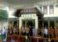 Danramil 08/Sungai Geringging Hadiri Kunjungan Kerja Kapolres Pariaman di Polsek Sungai Geringging