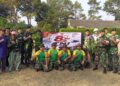 Sambut HUT ke-81 TNI, Denkomlek Divif 2 Kostrad Tanam Pohon Buah