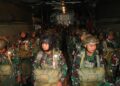 Yonif 431 Kostrad Gelar Latihan Terjun Penyegaran Statik dan Bakti Sosial di Sidrap