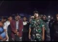 Personel Kodim 1613/Sumba Barat Turun Bantu Polres Sumba Barat Redam Ketegangan Massa
