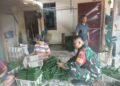 BABINSA KORAMIL 0201-07/MT KUNJUNGI USAHA TEMPE DAN LONTONG DIWILAYAH BINAAN