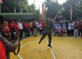 Sambut HUT ke-81 TNI, Pangdam XIII/Merdeka Buka Open Tournament Bola Basket Piala Panglima TNI di Sario, Manado