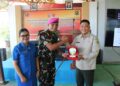 Prajurit Puslatpurmar 8 Teluk Ratai beserta Keluarga Terima Pembekalan Kesiapsiagaan Bencana dari BPBD Provinsi Lampung