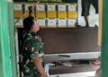 Koramil 03/Parongil Laksanakan Harbang, Plafon Kantor Diganti dengan Gipsum