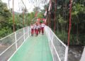 Perbaikan Jembatan Gantung Batangtura Rampung, Warga Gunung Manumpak Kini Lebih Mudah Beraktivitas