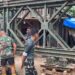 Jembatan Modular di Desa Sihare’o III Nias Capai 64,5 Persen