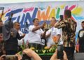 Luar Biasa, Ribuan Masyarakat Banjiri Funwalk HUT ke-48 GM FKPPI yang Digelar PC GM FKPPI 0201 Bekerjasama Pemko Medan
