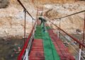 Jembatan Gantung Muara Tapus di Simanampang Rampung, Akses Warga Makin Mudah