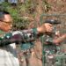 KOMANDAN KOLATMAR DAN PJU KOLATMAR LAKSANAKAN LATIHAN MENEMBAK PISTOL 
