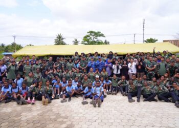 Sambut HUT ke-81 TNI, Kodam XXIV/MT Gelar Pelatihan Bantuan Hidup Dasar di Merauke, Pecahkan Rekor MURI