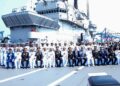 KRI SRIWIJAYA RESMI PERKUAT ARMADA TNI AL, PANGKORMAR HADIRI PERESMIAN KAPAL INDUK PERTAMA INDONESIA
