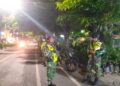 Babinsa Koramil 0201-03/MD Gelar Patroli Motoris Malam Hari, Pastikan Keamanan Wilayah Tetap Kondusif