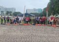 Dekat dengan Rakyat, Koramil 0201-02/MT Semarakkan HUT ke-81 TNI di Lapangan Benteng