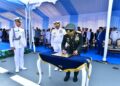 DANDIM 0502/JU DAMPINGI DANREM 052/WKR HADIRI PERESMIAN KRI SRIWIJAYA-100, PERKUAT ARMADA TNI AL