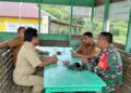 Ngopi Bareng di Siang Hari, Babinsa Koramil 06/Kerajaan dan Pemdes Bandar Baru Bahas Kondisi Wilayah