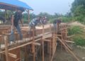 Kodam I/BB: Pembangunan Jembatan Cor Beton di Pondok Bungur, Asahan, Capai 55 Persen