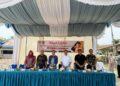 Kawal Aspirasi Warga Pangkatan, Koramil 09/NL Hadiri Reses Anggota DPRD Sumut di Desa Tanjung Harapan