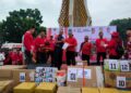 Dandim 0209/Labuhanbatu Hadiri HUT ke-81 PMI Bersama Masyarakat di Simpang Enam Rantauprapat