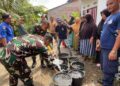Kodim 0110/Abdya Salurkan Air Bersih ke Warga Desa Pawoh