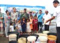 Bhakti TNI AD,Kodim 0201/Medan Salurkan Air Bersih Untuk Warga Belawan