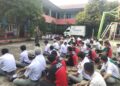 Tumbuhkan Semangat Literasi, Babinsa Koramil 0201-07/MT Ajak Siswa Siswi Gemar Membaca.