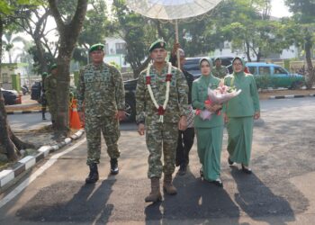 Tradisi Korps, Kodim 0510/Tigaraksa Terima Warga Baru Letkol Inf Yudha Fuady Putra