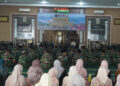 Peringati HUT Ke-81 TNI, Korem 042/Gapu Gelar Doa Bersama di Masjid At-Taqwa