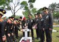 HUT ke-81 TNI, Danrem 031/WB Dampingi Pangdam XIX/Tuanku Tambusai Ziarah ke TMP Kusuma Dharma