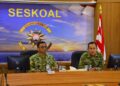 WADAN SESKOAL TERIMA PAPARAN MAPPING KOMPETENSI DAN PPKM MODIFIKASI DARI DINAS PSIKOLOGI TNI AL
