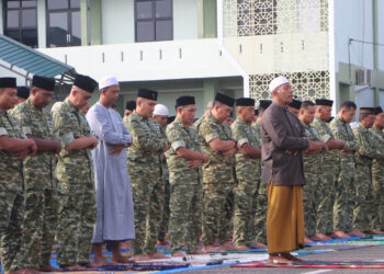 Mengetuk Pintu Rahmat Allah, Kodim 0104/Aceh Timur Gelar Salat Istisqa untuk Saudara-Saudara yang Dilanda Kekeringan