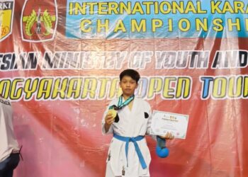 Murid SD Hang Tuah 3 Surabaya Juarai Turnamen Karate Piala Kemenpora RI International Championship 2026