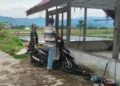 Babinsa dan Perangkat Desa Tinjau Kondisi Balai Tani di Susoh