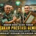 Kodim 0104/Aceh Timur Torehkan Prestasi Gemilang, Raih Juara Pembangunan KDKMP Terbanyak Tingkat Kodam Iskandar Muda