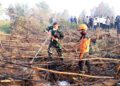 Pantau Langsung Perkembangan Karhutla, Komandan Lanud Sjamsudin Noor Bersama Forkopimda Kalsel Turun ke Lapangan Uji Fungsi Inovasi Injeksi Air