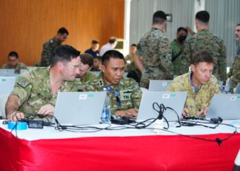 Staff TNI Dan Militer Negara Mitra Simulasikan Operasi Gabungan Dalam Super Garuda Shield 2026