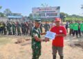 Sambut HUT ke-81 TNI & HUT Ke-76 Kodam IV/Dip, Kodim 0735/Surakarta Tanam Pohon Produktif di Kampung Sewu