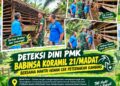 Deteksi Dini PMK, Babinsa Koramil 21/Madat Bersama Mantri Hewan Cek Peternakan Kambing