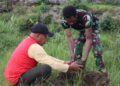 Sambut HUT Ke-81 TNI Tahun 2026, Kodim 1714/Puncak Jaya Bersama Rakyat Menanam Pohon Demi Masa Depan Baik