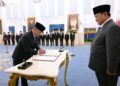 Panglima TNI Hadiri Pelantikan Menteri Keuangan RI