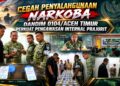 Cegah Penyalahgunaan Narkoba, Dandim 0104/Aceh Timur Perkuat Pengawasan Internal Prajurit